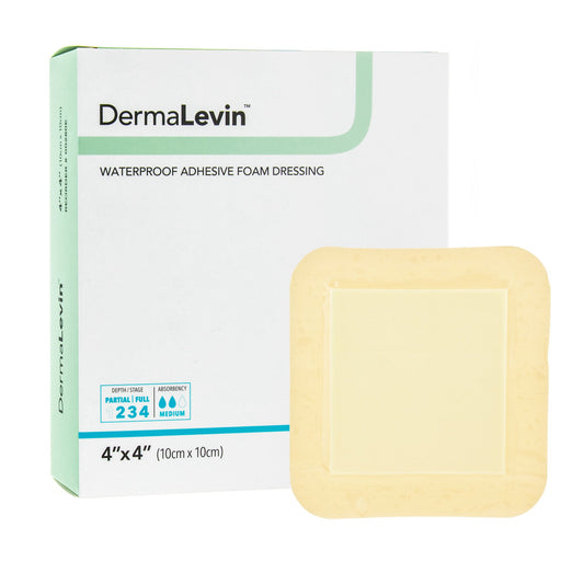DRESSING, WND DERMALEVIN 4X4