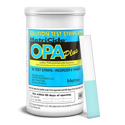 TEST STRIP, OPA PLUS METRICIDE