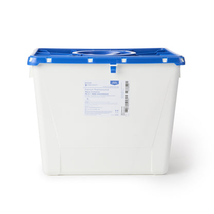 CONTAINER, SHARPS PHARMA WHT/BLU 8GL