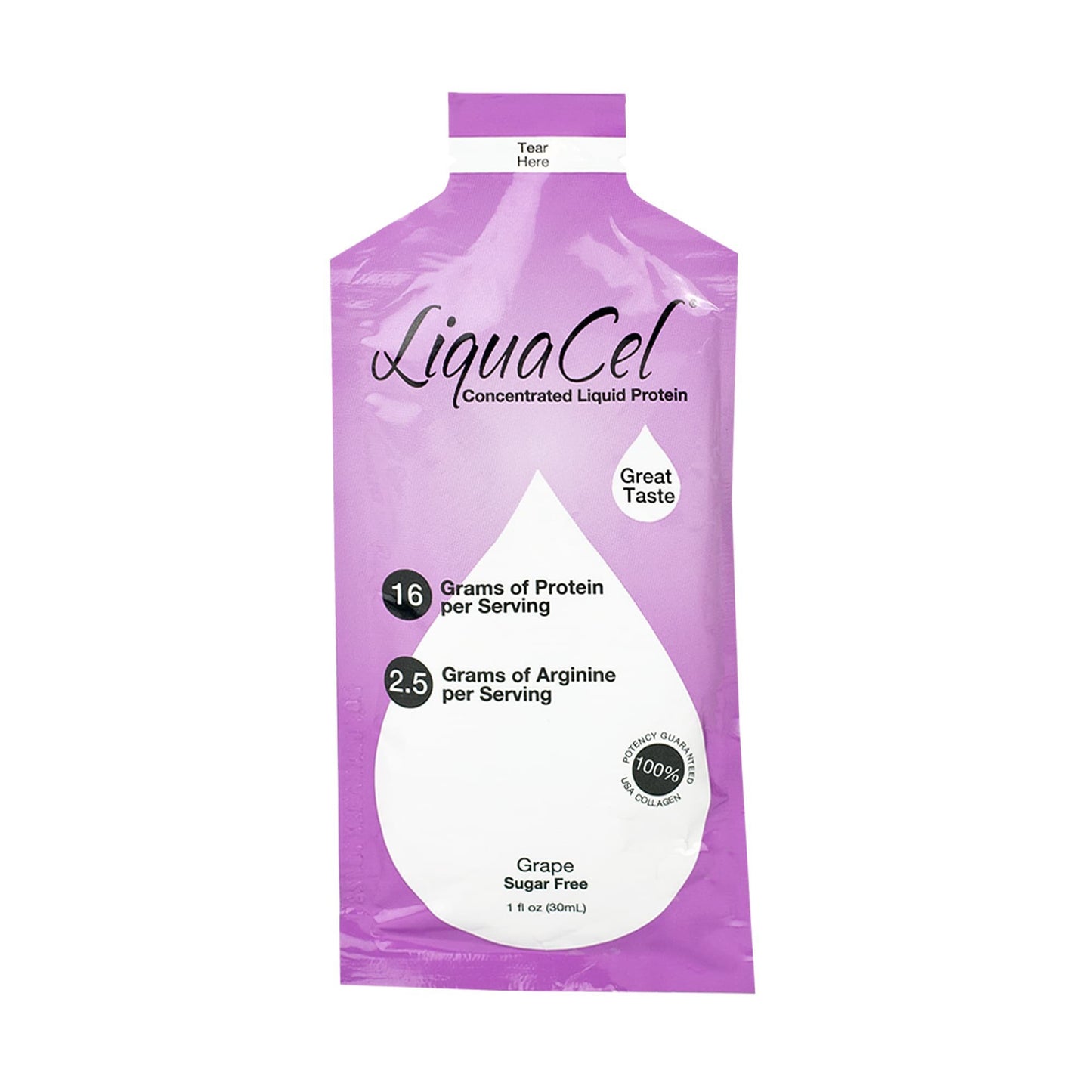 PROTEIN, LIQUACEL GRAPE 1OZ