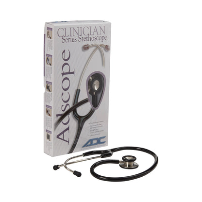 STETHOSCOPE, NURSES S/STL BLKADLT