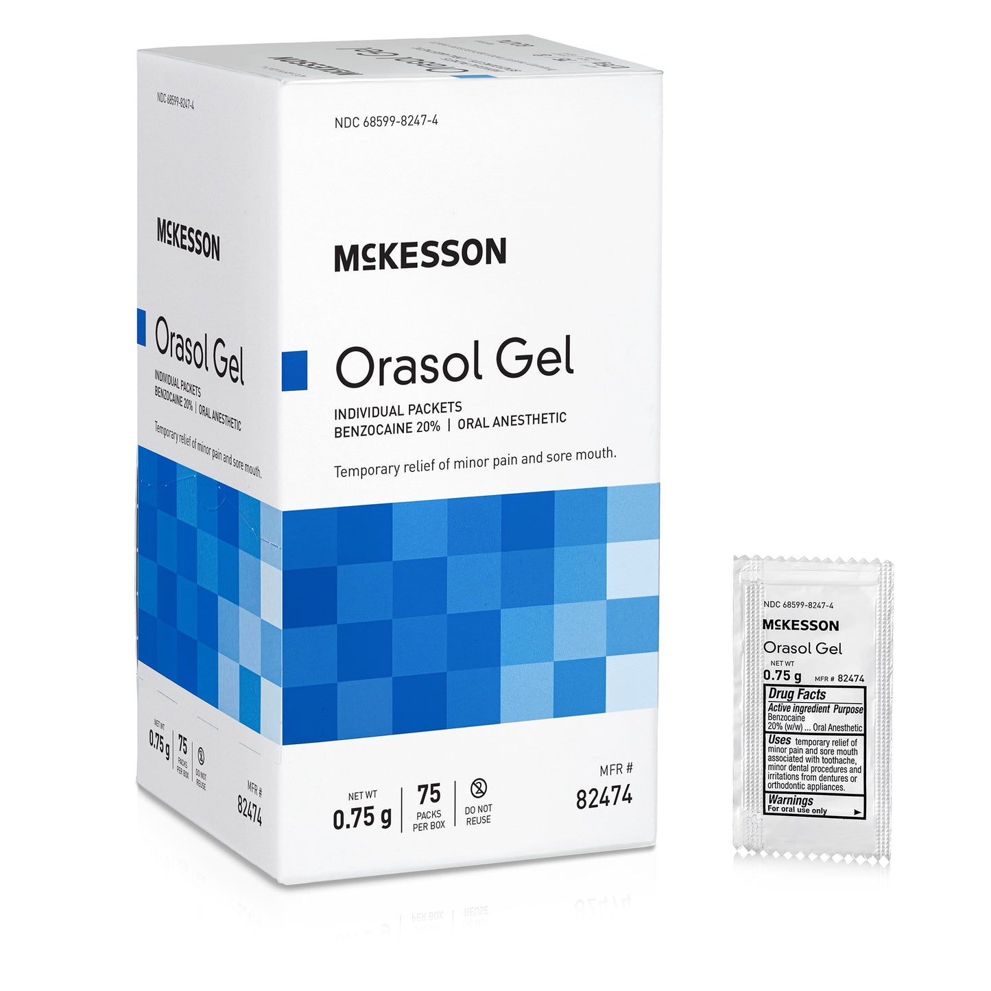 ORASOL, GEL 20% BENZOL 0.9GM