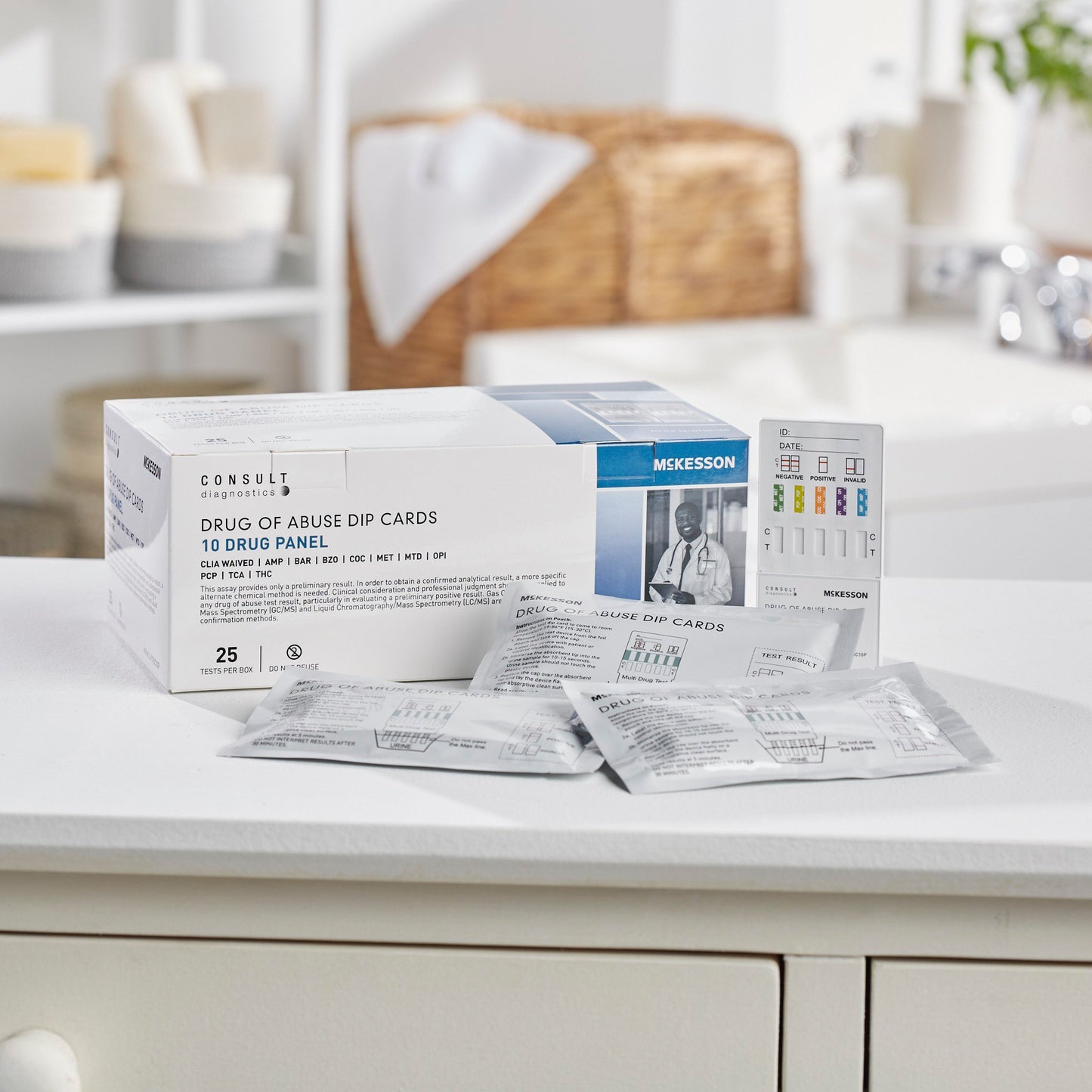 TEST KIT, DRUG DIPCARD 10PANELWAIVED