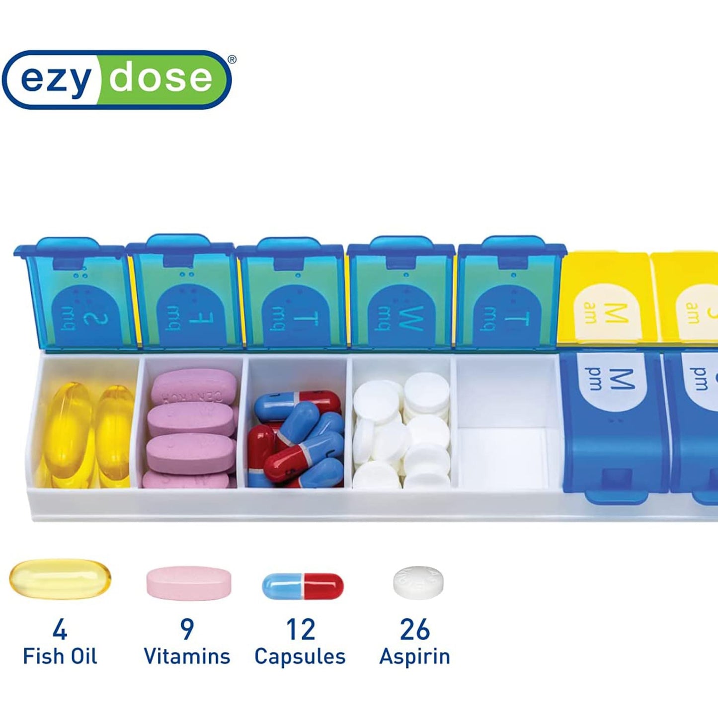 ORGANIZER, PILL EZY DOSE WEEKAM/PM XL