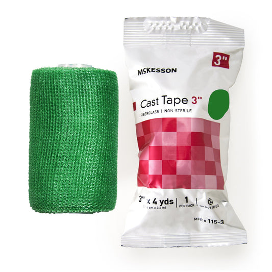 TAPE, CAST GRN LF 3"X4YDS