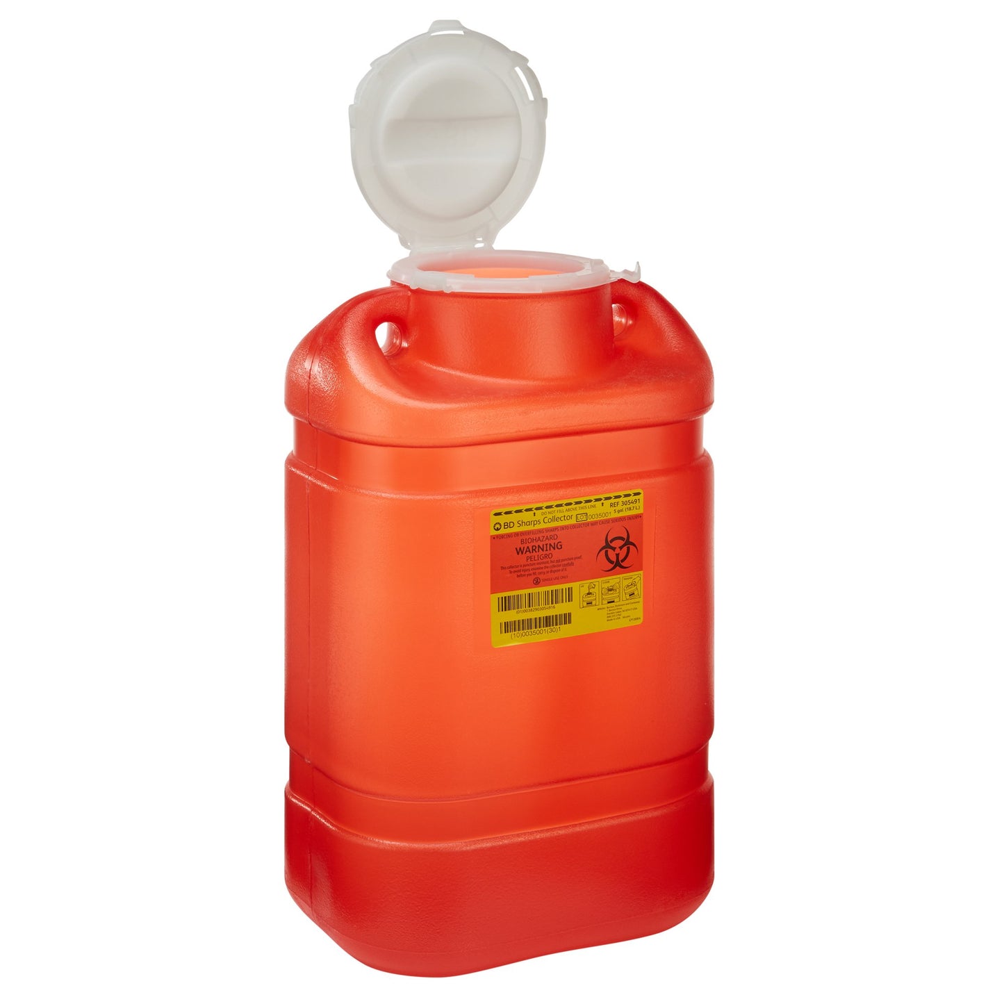 CONTAINER, SHARPS RED 20QT