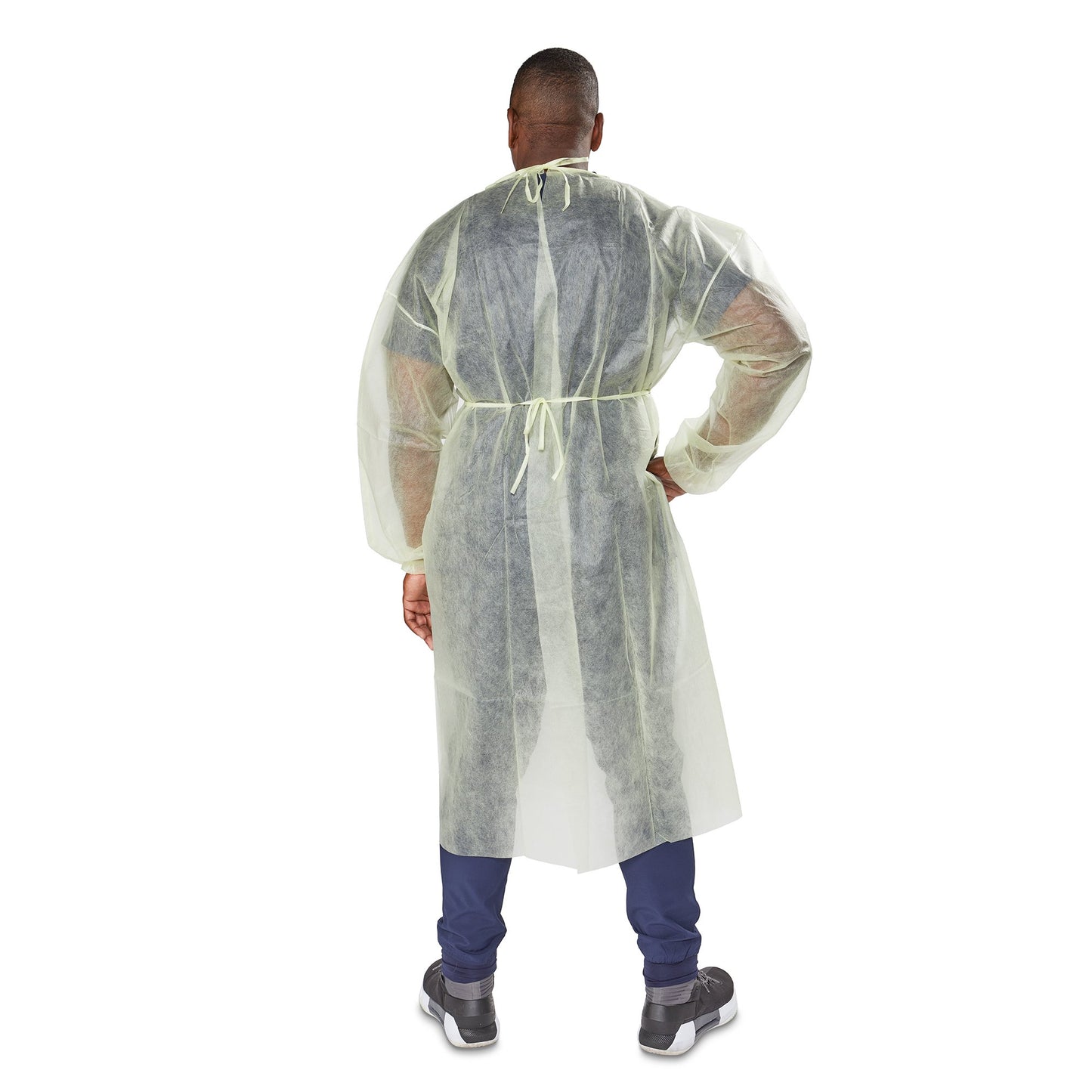 GOWN, ISO FULL BACK ELAS WRISTSBPP NR OSFM