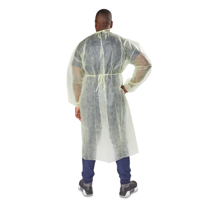GOWN, ISO FULL BACK ELAS WRISTSBPP NR OSFM
