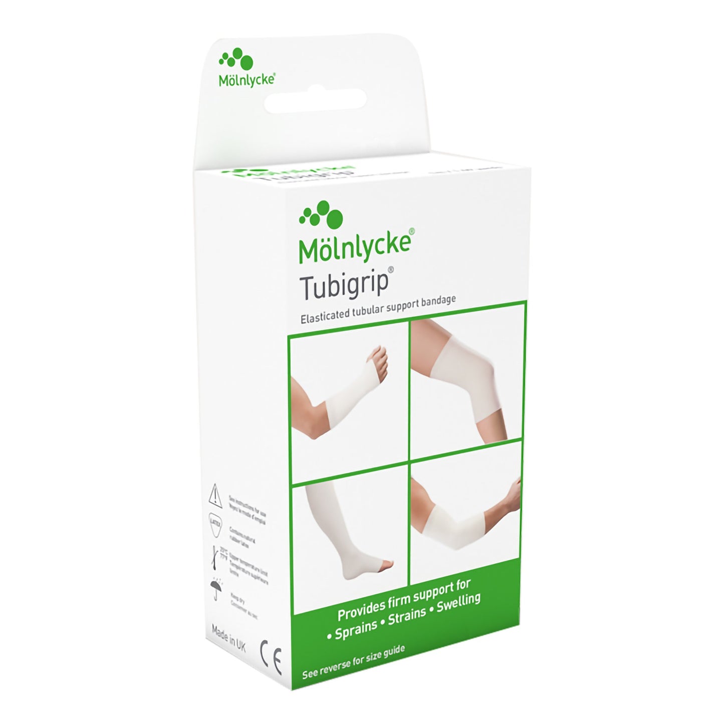 BANDAGE,TUBIGRIP LG ANKL/MED KNEE/SM THIGH SZE MOLYCK