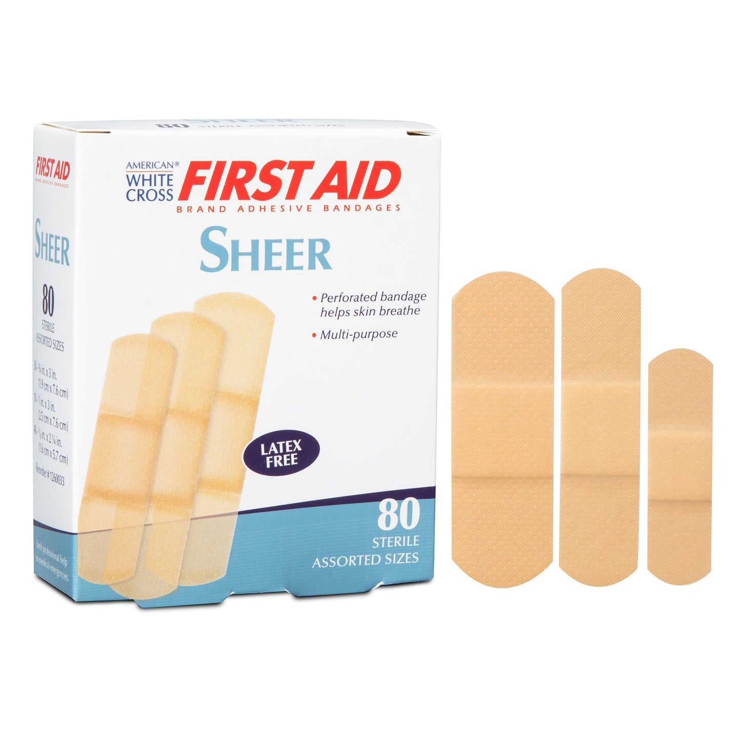 BANDAGE, ADH SHEER ASSORTED