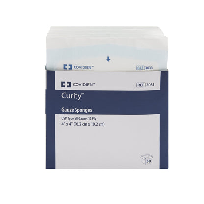 SPONGE, GAUZE 12PLY STR 4"X4"