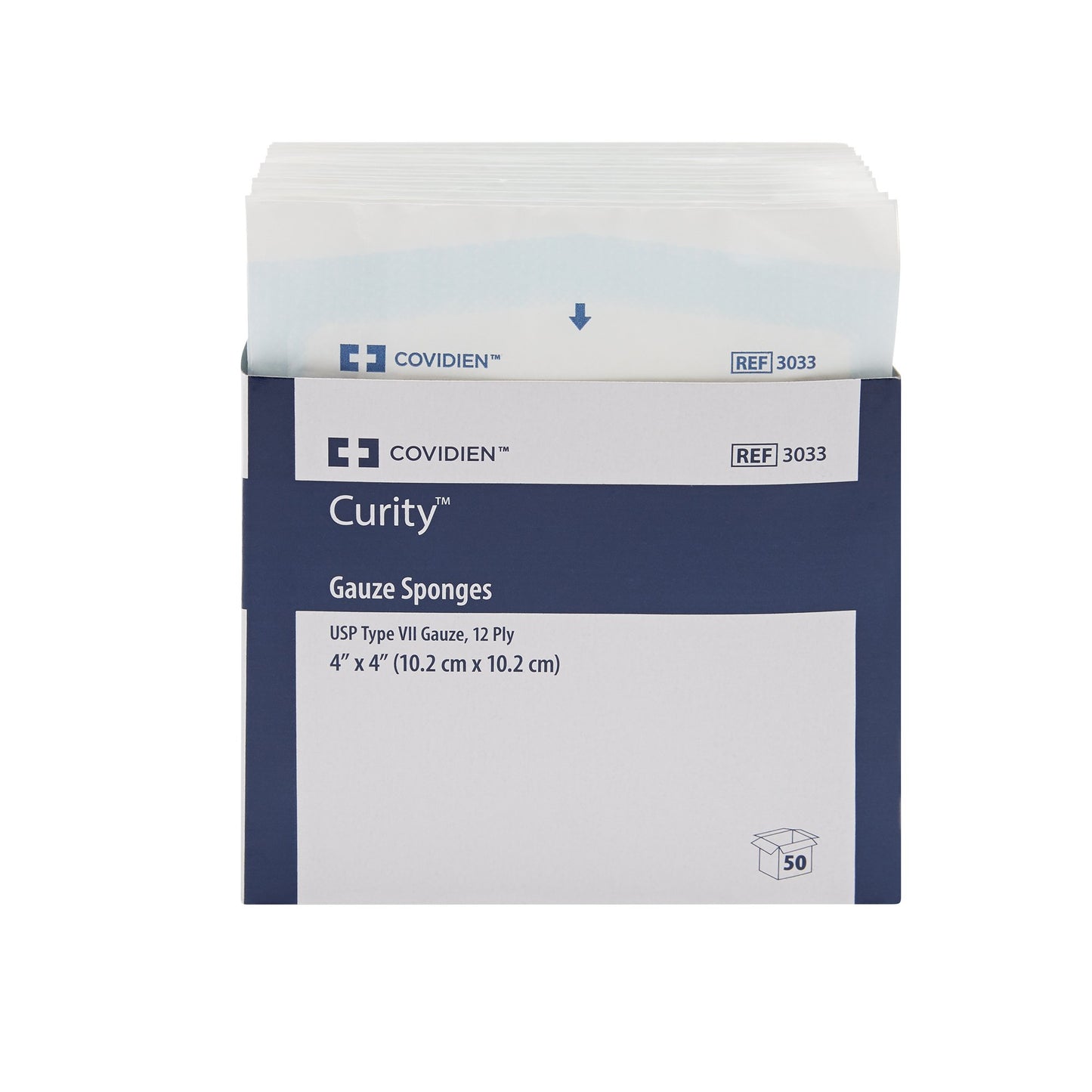 SPONGE, GAUZE 12PLY STR 4"X4"
