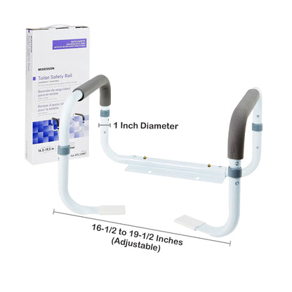 RAIL, TOILET SAFETY ADJ WIDTH16.5"-19.5"