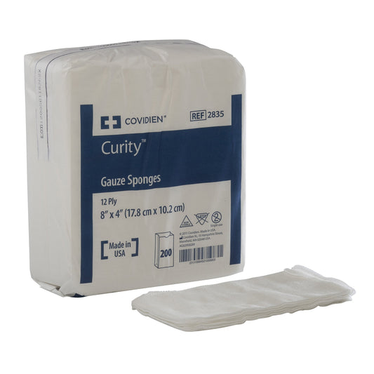 SPONGE, GAUZE 12PLY 4"X8"