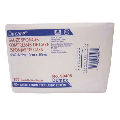 SPONGE, GAUZE 8PLY 4"X4" N/S