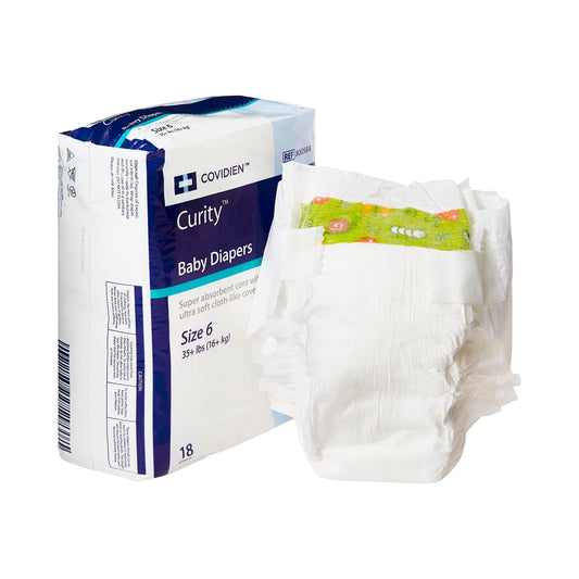 DIAPER, CURITY BABY SZ6 35+LB