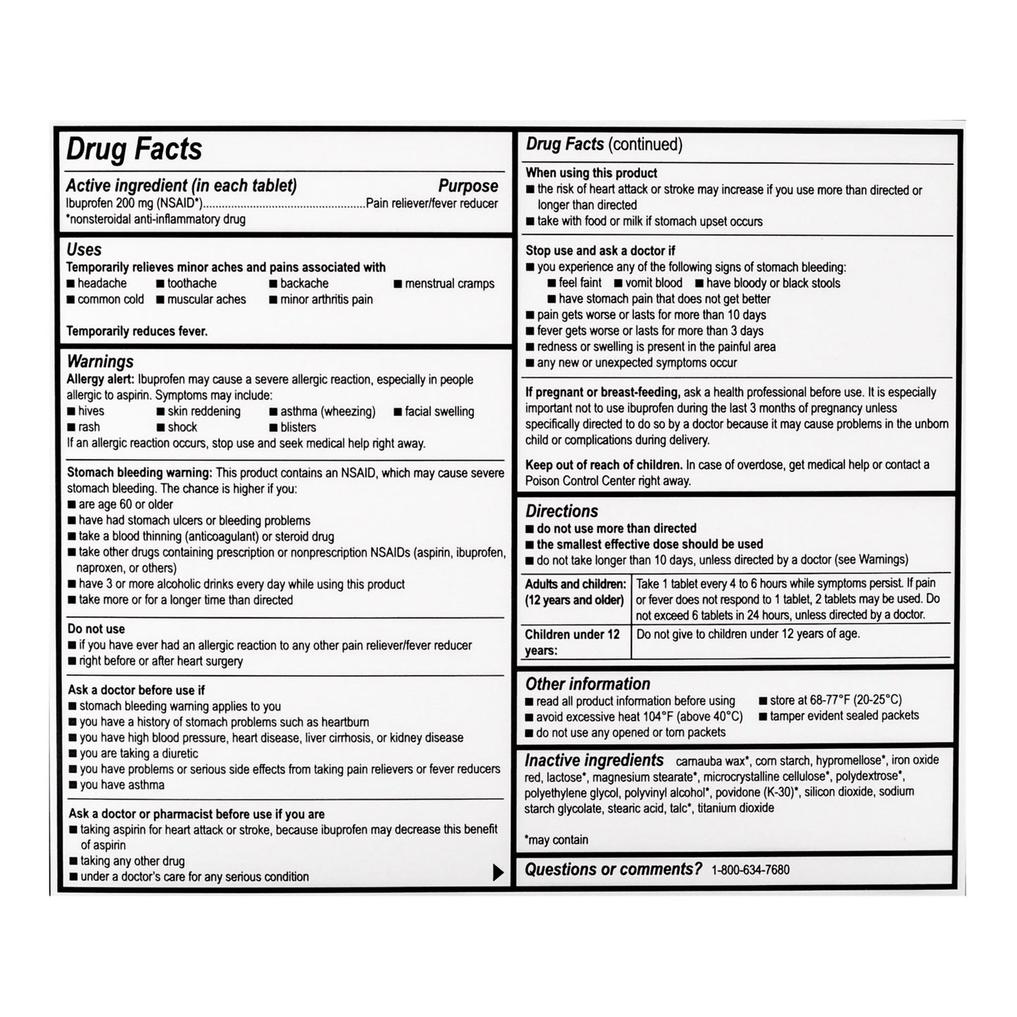 ADDAPRIN IBUPROFIN, TAB 200MG