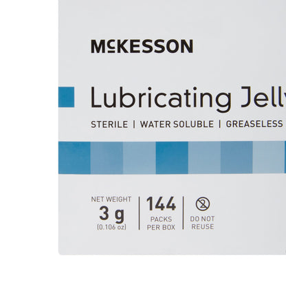 LUBRICATING JELLY, STR FOIL PKT 3GRAM