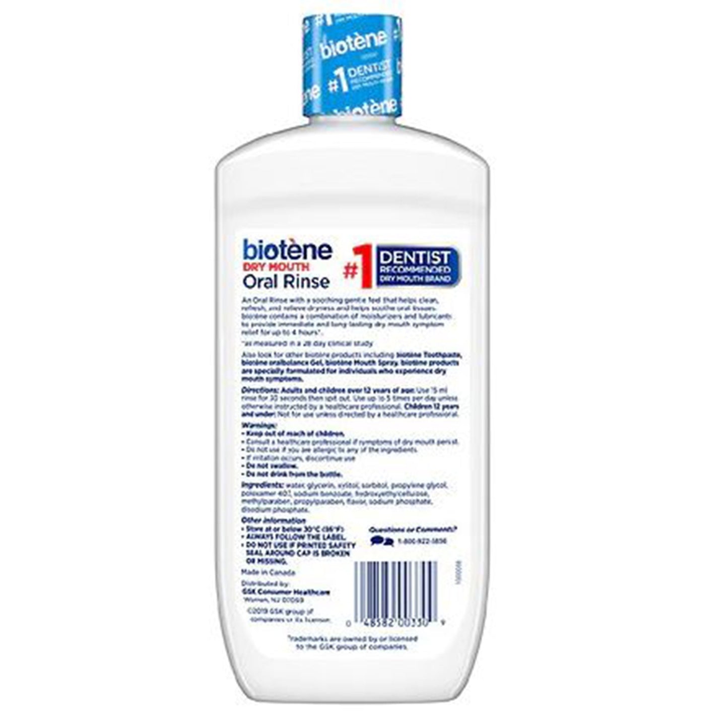 MOUTHWASH, BIOTENE 16OZ9LACLD