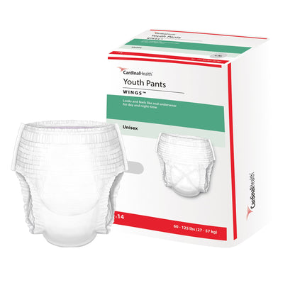 PANTS, CURITY YTH SLEEP LG/XLG 60-125LB