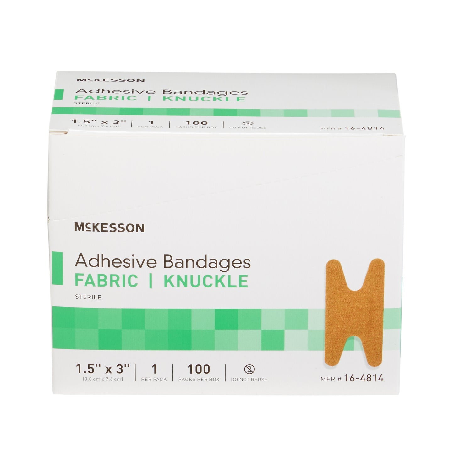 BANDAGE, ADHSV FABR KNCKL 1.5X3