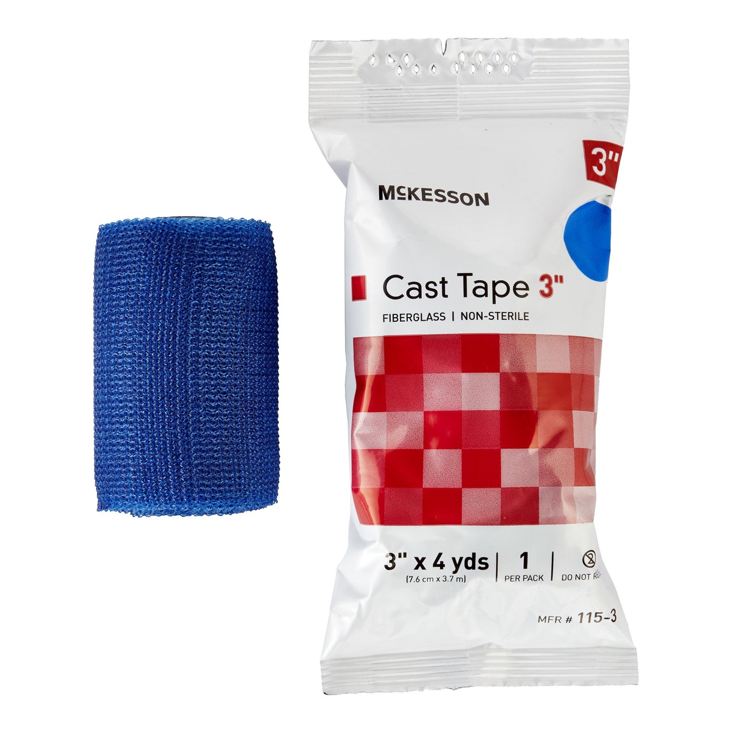 TAPE, CAST BLU LF 3"X4YDS