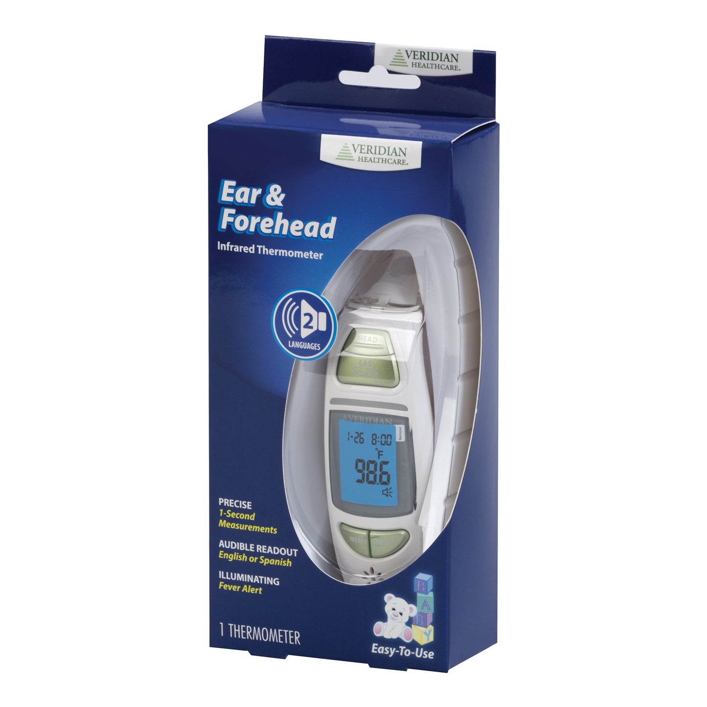 THERMOMETER, INFRARED TALKINGEAR/FOREHEAD