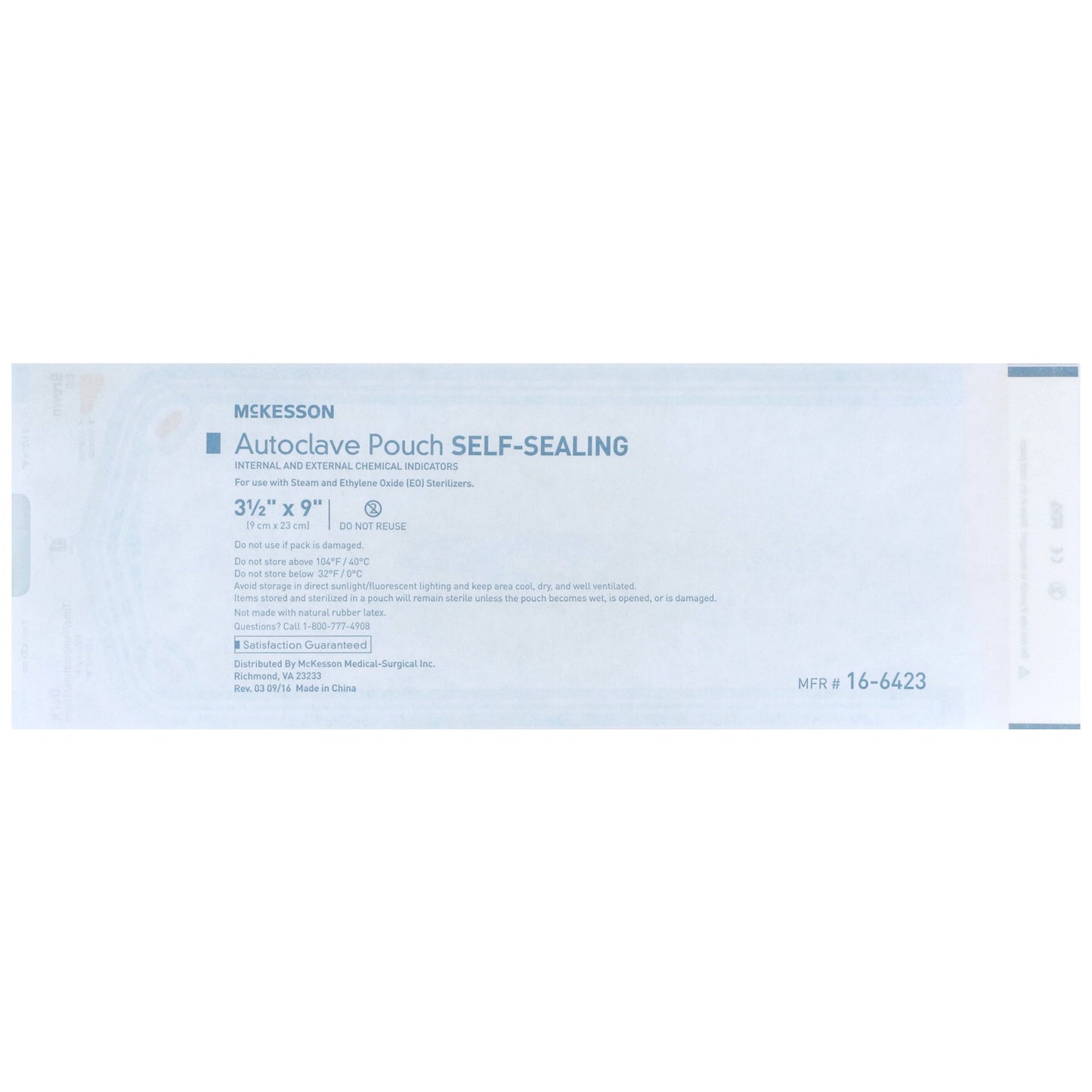 POUCH, SELF SEAL ECON 3.5X9