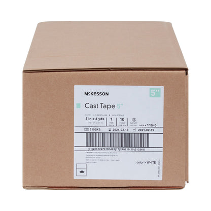 TAPE, CAST WHT LF 5"X4YDS