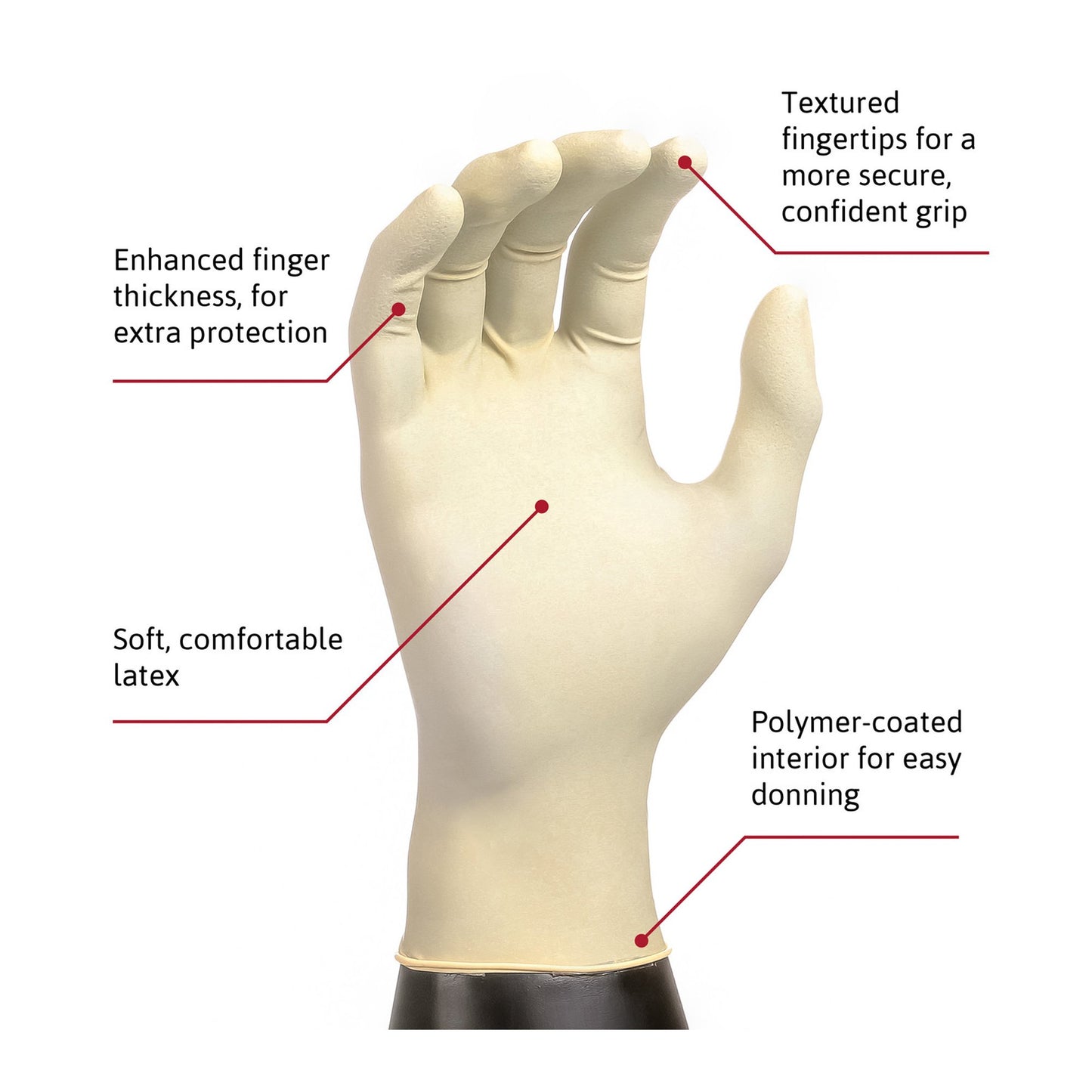 GLOVE, EXAM LTX XL N/S