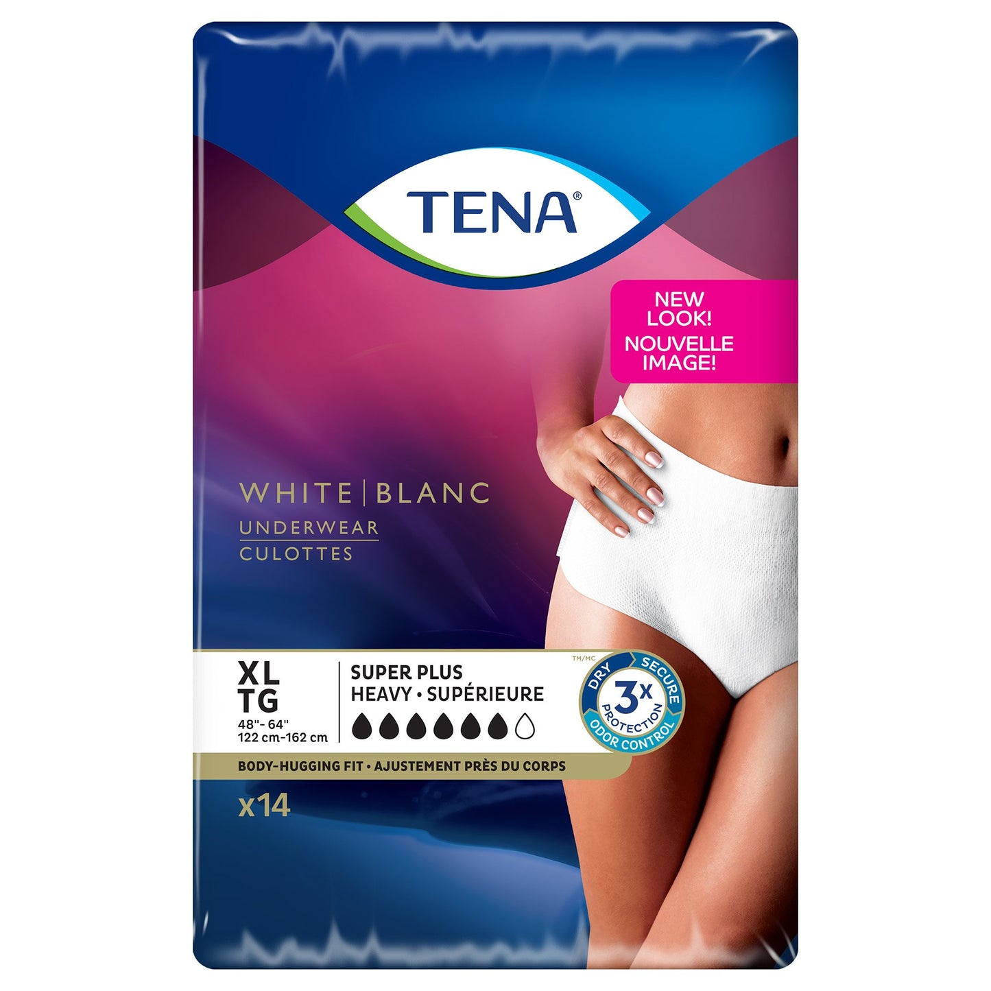 UNDERWEAR, WMN TENA SUPER + XLG