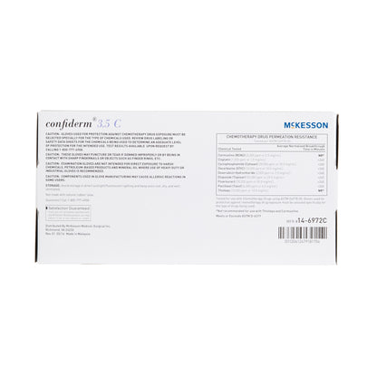 GLOVE, EXAM NTRL XS N/S CHEMO3.5C