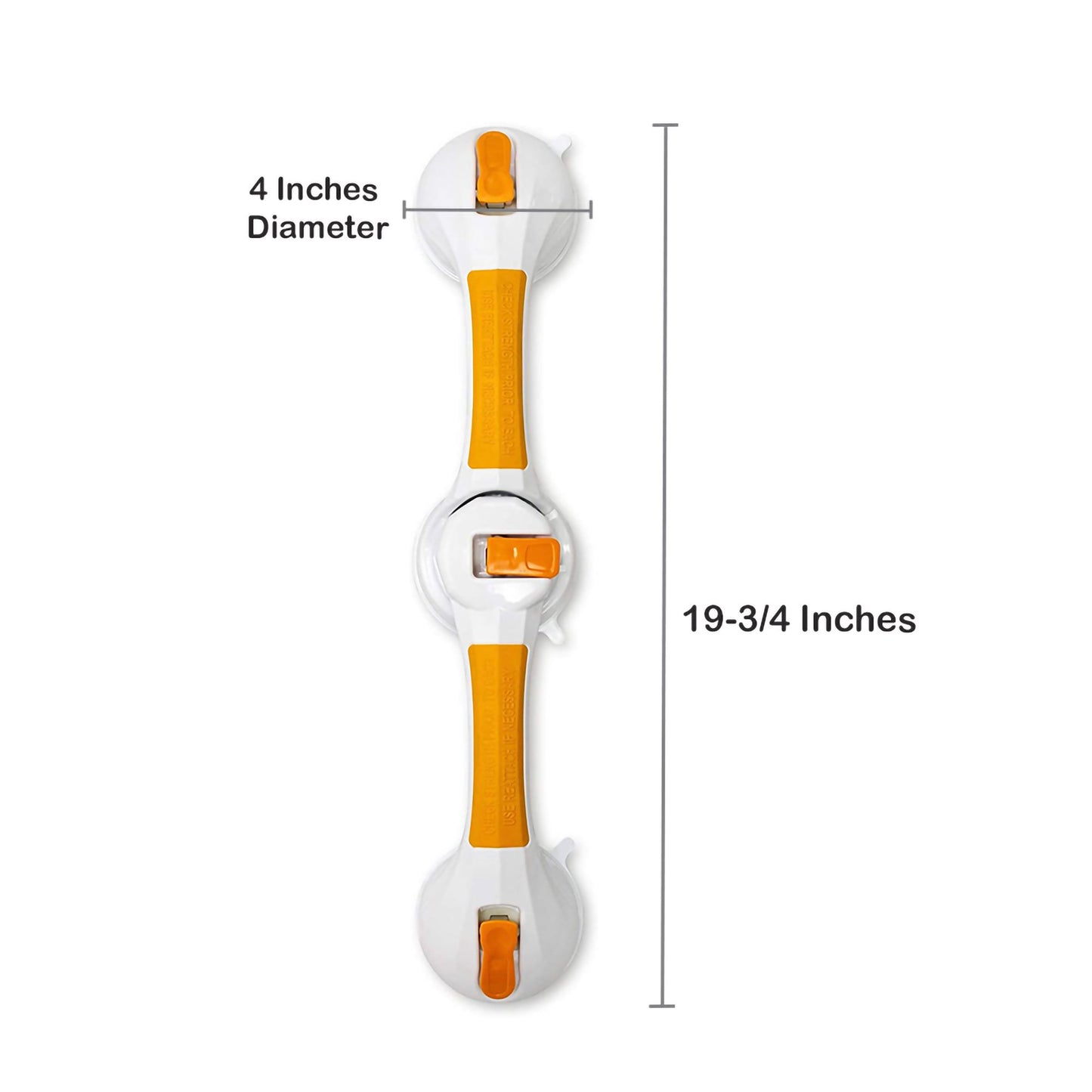 GRAB BAR, SUCTION ROTATING 19.75"