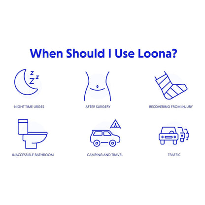URINAL, PORT F/BEDSIDE&ON-THE-GO LOONA FML CORAL DREAM
