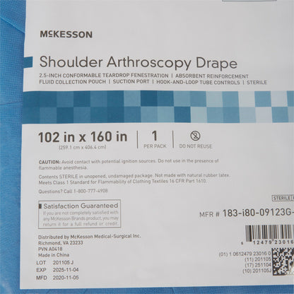DRAPE, SURGICAL ORTHO SHLDR ARTHRO W/ABS 102"X160"