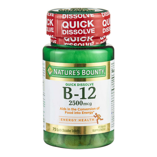 VITAMIN B-12, TAB QUICK DISSOLVE 2500MCG