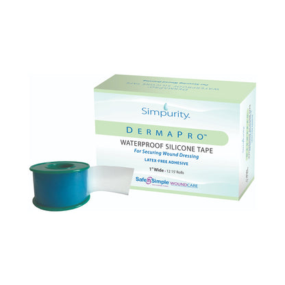 TAPE, WATERPROOF PLASTIC DERMAPRO 1"X15'