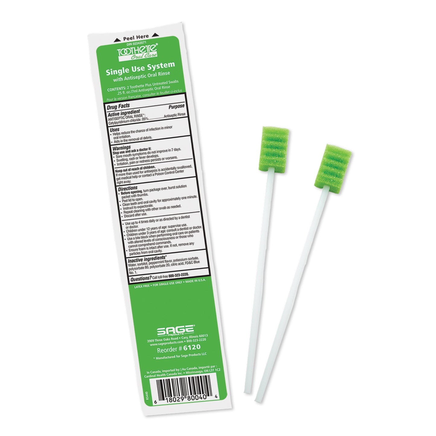 SWAB, ORAL FRESHENER