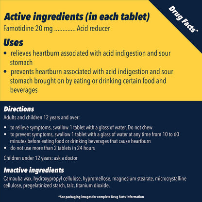 PEPCID AC, TAB MAXIMUM STRENGTH 20MG