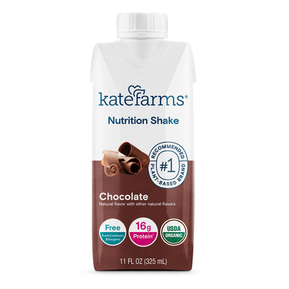 SHAKE, NUTRITION KATE FARMS CHOCOLATE 11FL OZ 325ML