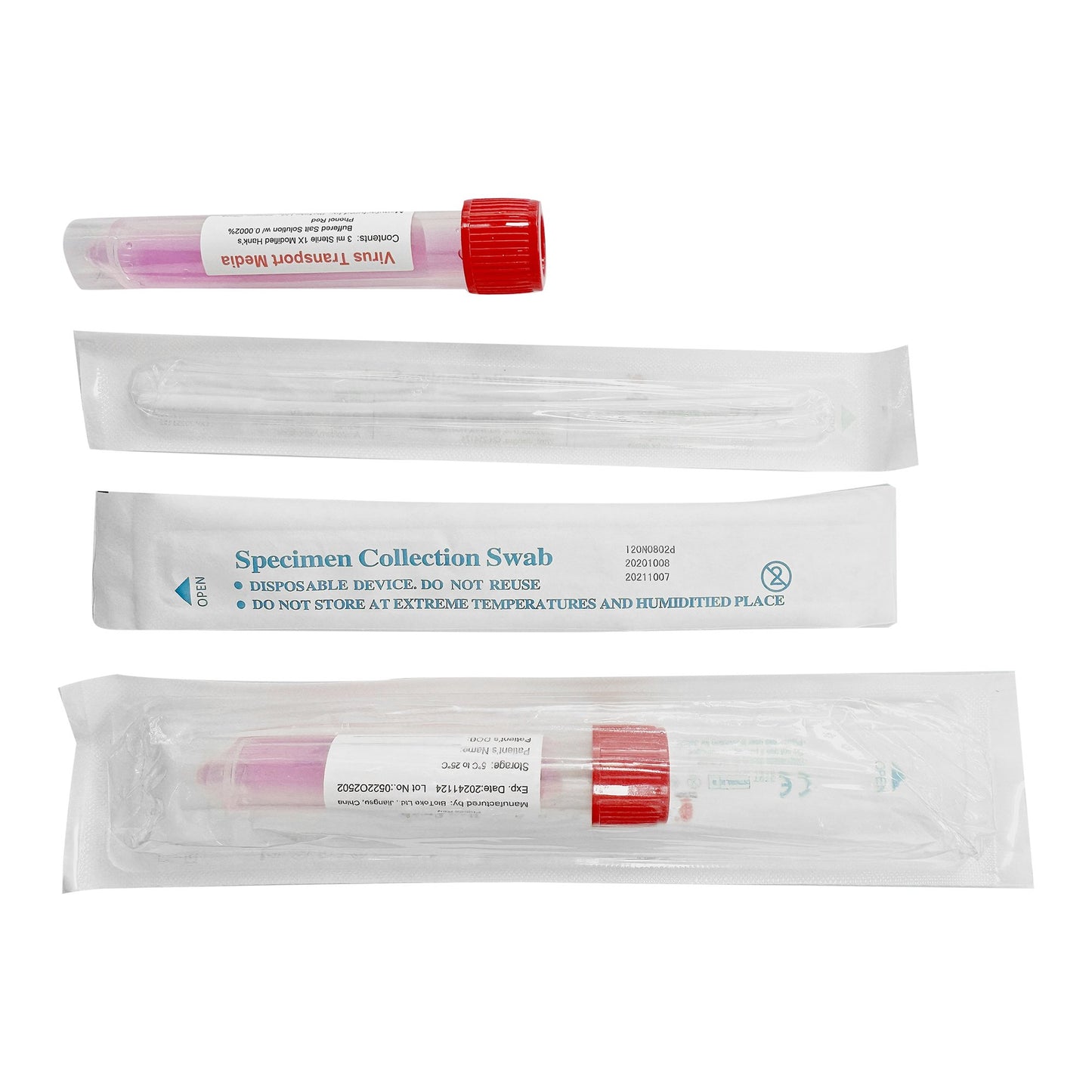 COLLECTION/TRANS KIT, NASOPHARYNGEAL SWAB STR MED