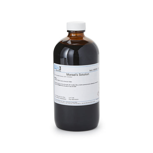 STAIN, MONSELS SOL AMBER GLASSBTL 500ML 16OZ BICINF