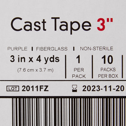 TAPE, CAST PUR LF 3"X4YDS
