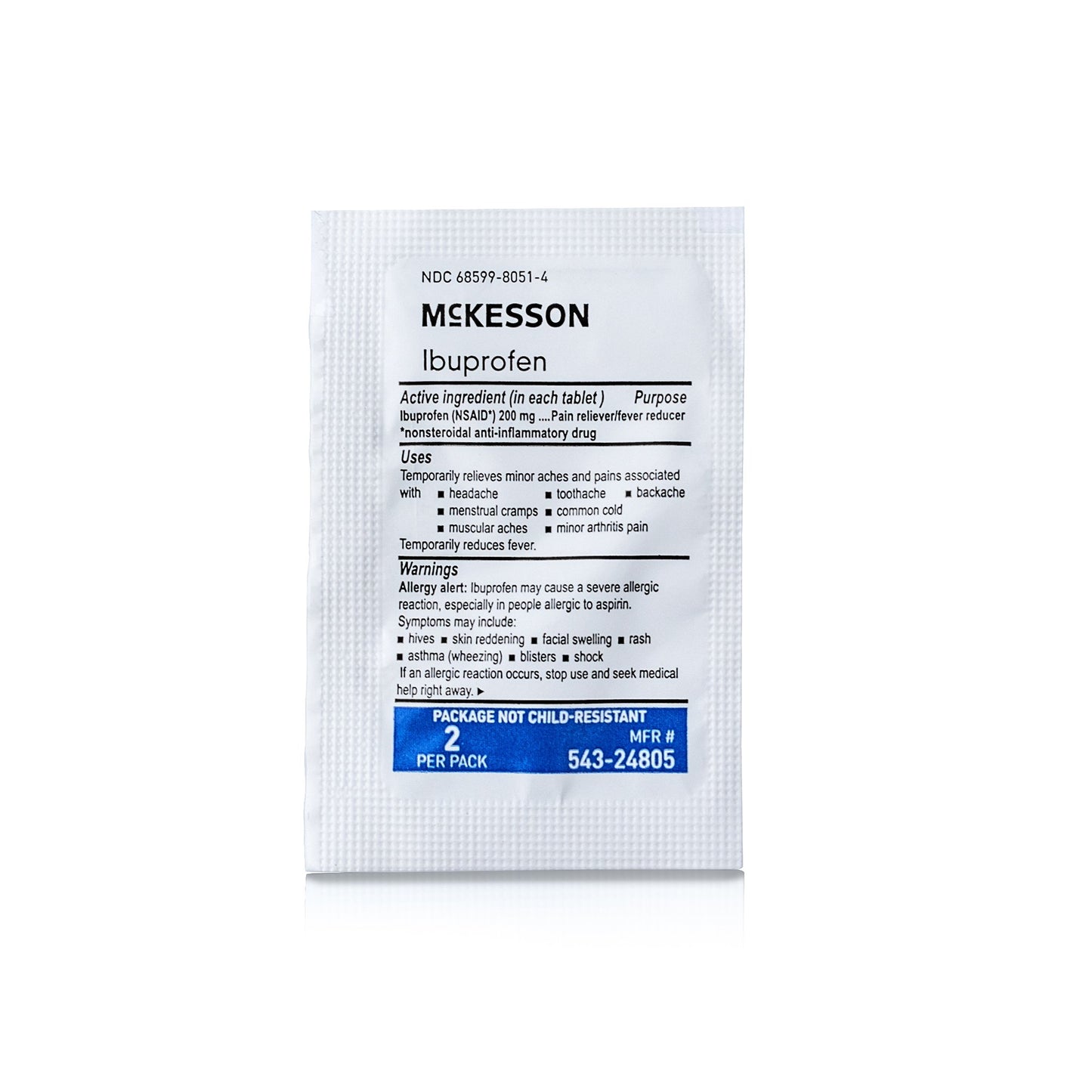 IBUPROFEN, TAB 200MG UD 200X2X 12BX/CS)