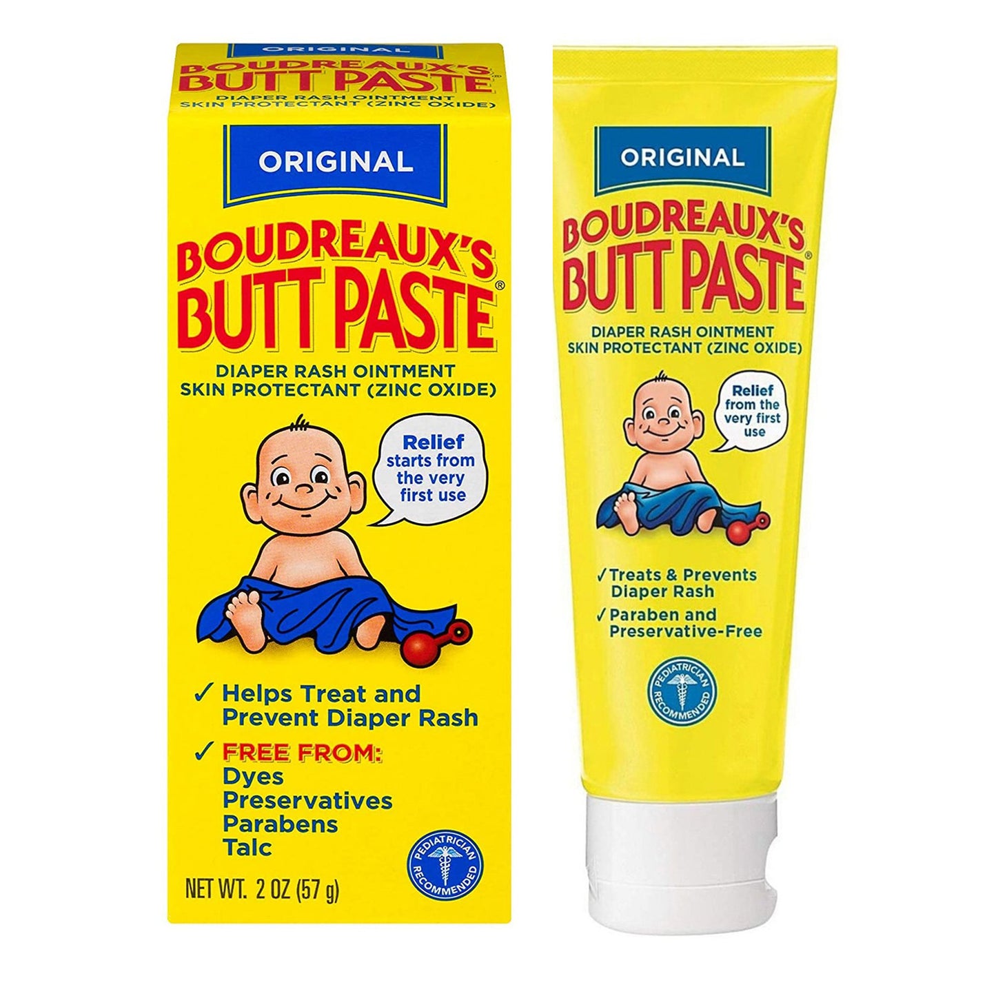 BOUDREAUX BUTT, PASTE 16% ZINCOXIDE 2OZ