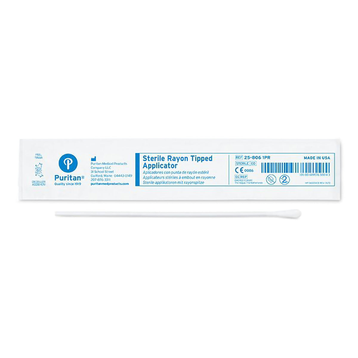 APPLICATOR, RAYON TIPPED STR 2/PK