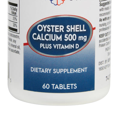 OYSTER SHELL CALCIUM, TAB 500MG +VITMN D3 200IU