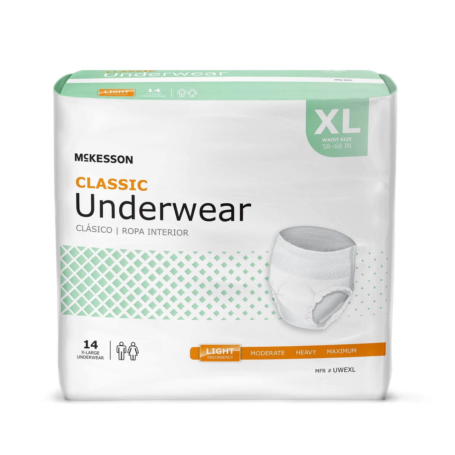 UNDERWEAR, CLASSIC XLG 58-68