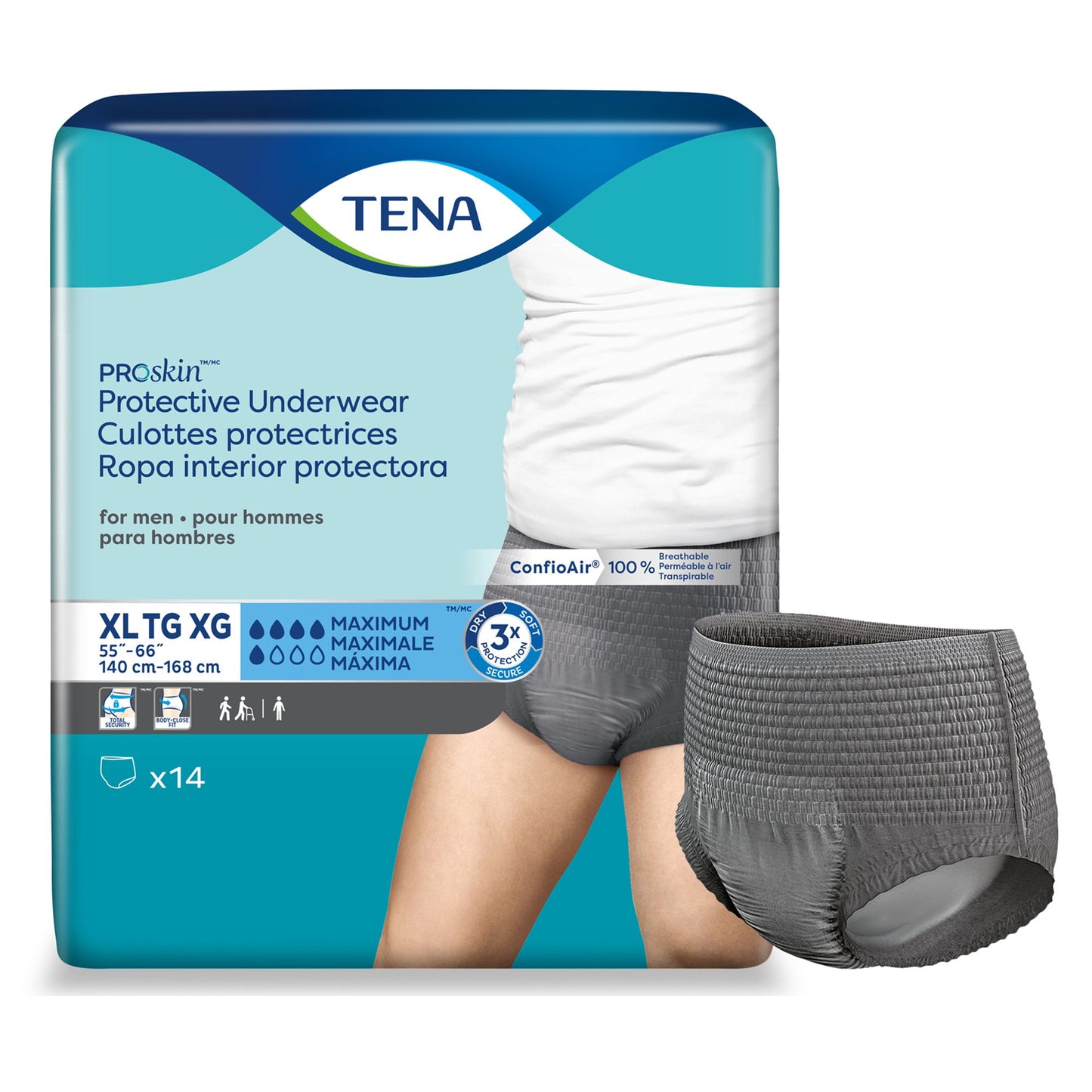 UNDERWEAR, INCONT PROTECTIVE PROSKIN MENS XLG