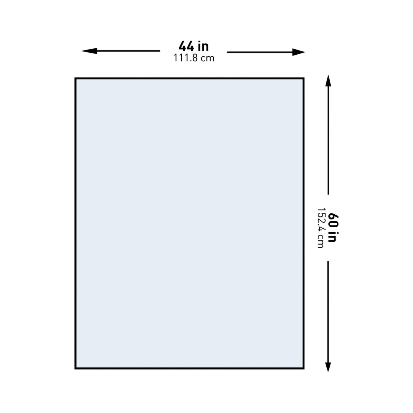 DRAPE, SURGICAL HALF DRAPE STR44"X60"